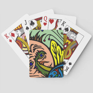 Gesicht-Sache Spielkarten