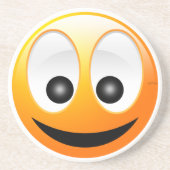 Gesicht Sandstein Untersetzer (Vorne)