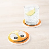 Gesicht Sandstein Untersetzer (Seite)