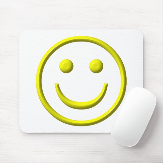 Gesicht - Sei glücklich! Mousepad (Mit Mouse)
