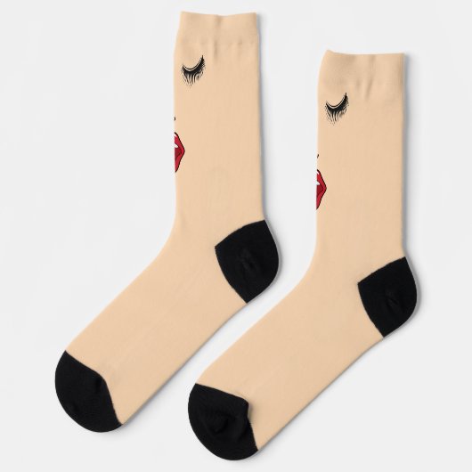 GESICHT SOCKEN (Linkes Detail)
