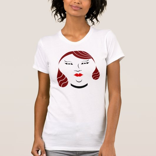 Gesicht T-Shirt (Vorderseite)