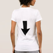 Gesicht und Hintern T-Shirt (Rückseite)