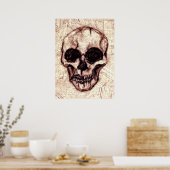 Gesicht unter dem Gesicht 4 Poster (Küche)