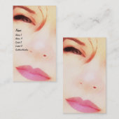 Gesicht Visitenkarte (Vorne/Hinten)