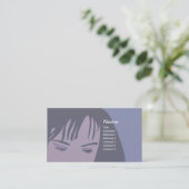 Gesicht Visitenkarte (Stehend Vorderseite)