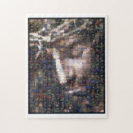 Gesicht von Jesus Agrainofmustardseed.com Puzzle (Vertikal)