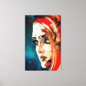 Gesichter - 003 leinwanddruck (Vorderseite)