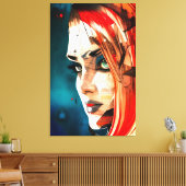 Gesichter - 003 leinwanddruck (Insitu (Wohnzimmer))