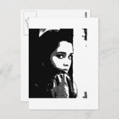 Gesichter 5 postkarte (Vorne/Hinten)