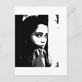 Gesichter 5 postkarte