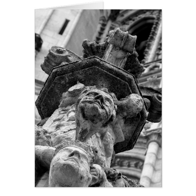 Gesichter auf der Kathedralen-Karte (Vorne)