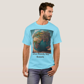 Gesichter der Einheit: Das weltweite Einbinden von T-Shirt