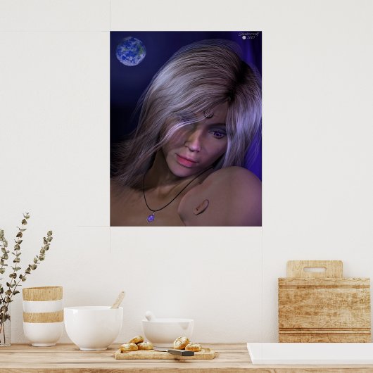 Gesichter der Göttin - Die Mutter Poster (Küche)