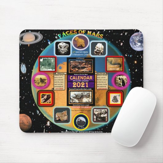 Gesichter der Mars Mousepad (Mit Mouse)