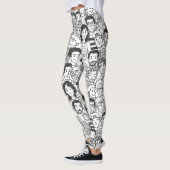 Gesichter der Menschen Leggings (Links)