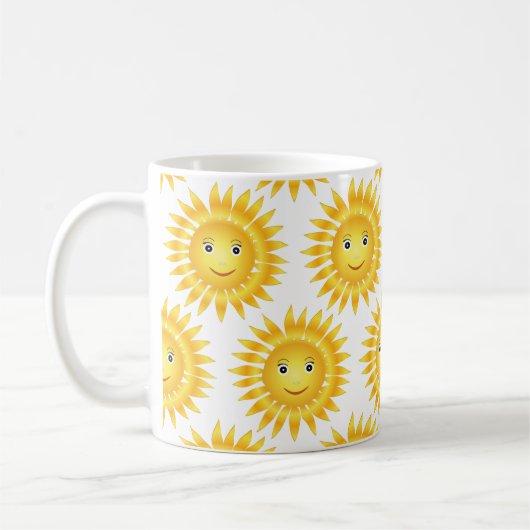 Gesichter der Sonne Kaffeetasse (Links)
