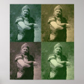 Gesichter des 1909 verrückten französischen Operns Poster (Vorne)