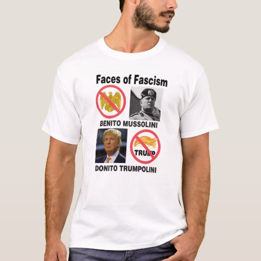 Gesichter des Faschismus T-Shirt (Vorderseite)