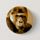 Gesichter des Gorillas Button (Vorderseite)