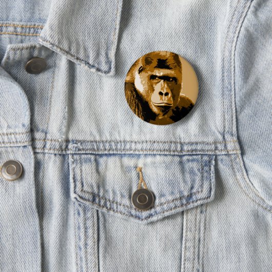 Gesichter des Gorillas Button (Beispiel)