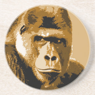Gesichter des Gorillas Getränkeuntersetzer