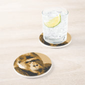 Gesichter des Gorillas Getränkeuntersetzer (Seite)