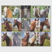 Gesichter des Rettungspapiers Geschenkpapier (Flach)