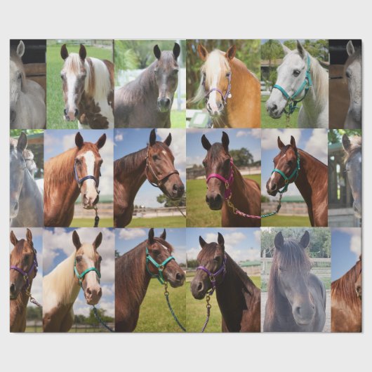 Gesichter des Rettungspapiers Geschenkpapier (Saum)