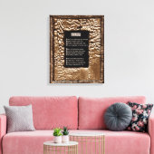 Gesichter des Sins Leinwanddruck (Insitu (Wohnzimmer))