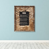 Gesichter des Sins Leinwanddruck (Insitu (Holzboden))