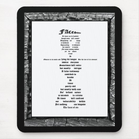 Gesichter des Sins Mousepad (Vorne)