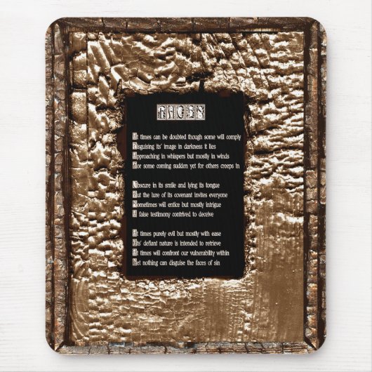 Gesichter des Sins Mousepad (Vorne)