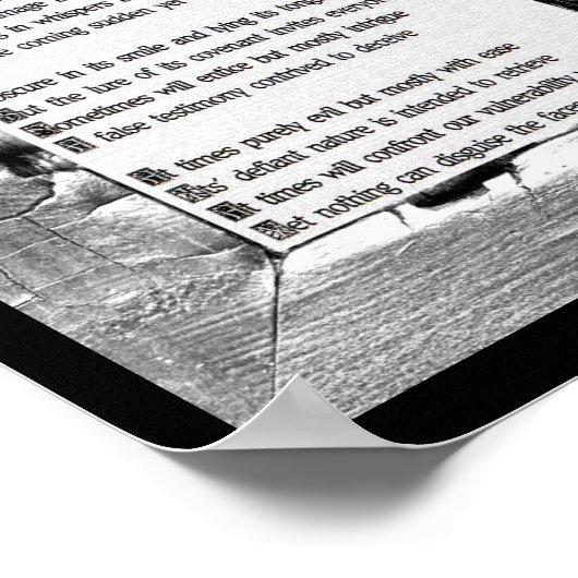 Gesichter des Sins Poster (Ecke)