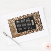 Gesichter des Sins Rechteckiger Aufkleber (Umschlag)