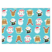 Gesichter des Weihnachtsliedes Tischdecke (Vorderseite (Horizontal))