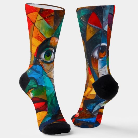 Gesichter die wir kennen socken (Gewinkelt)