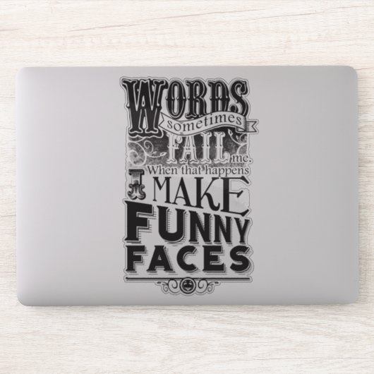 Gesichter herstellen aufkleber (Computer)