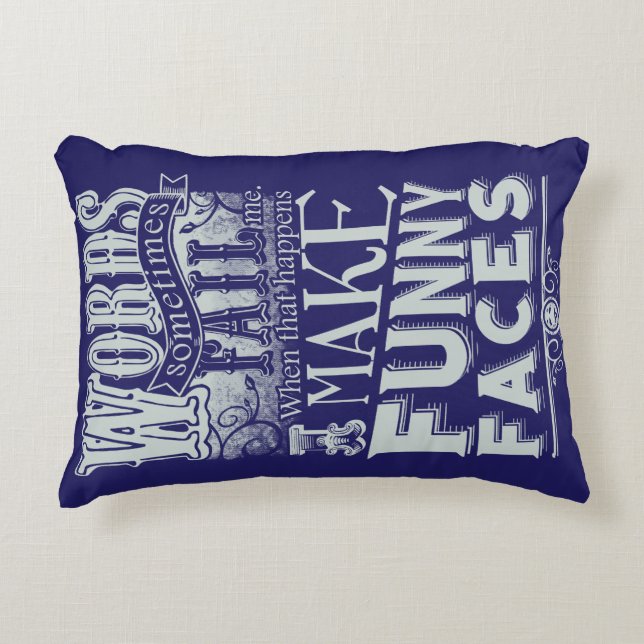 Gesichter herstellen zierkissen (Vorderseite)