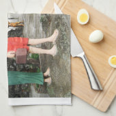 Gesichter hinter dem Rücken ziehen Handtuch (Viertel Falte)