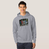 Gesichter hinter dem Rücken ziehen Hoodie (Vorne ganz)