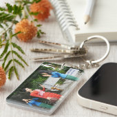 Gesichter hinter dem Rücken ziehen Schlüsselanhänger (Vorderseite rechts)