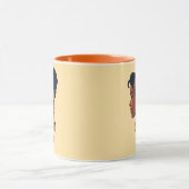 Gesichter ihres feierlichen Monats in der Frauenge Tasse (Zentrum)