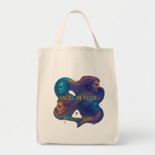 Gesichter im Flux Tote Bag - künstlerischer Identi Tragetasche