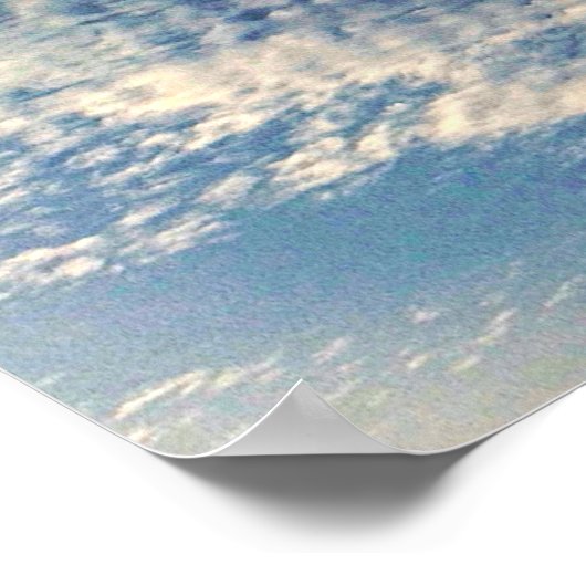 Gesichter im Himmel Poster (Ecke)