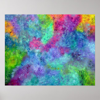 Gesichter im Universe-Foto Print Poster