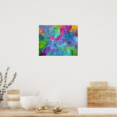 Gesichter im Universe-Foto Print Poster (Küche)