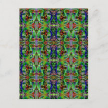 Gesichter in der Nachtkarte