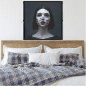 Gesichter in Mode Leinwanddruck (Insitu (Schlafzimmer))