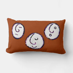 Gesichter Lendenkissen